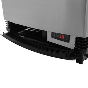 Turbo Air CRT-77-2R-N 17" Countertop Refrigerator w/ Pass Thru Access - Swing Door, Stainless